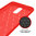 Flexi Slim Carbon Fibre Case for LG Q7 - Brushed Red